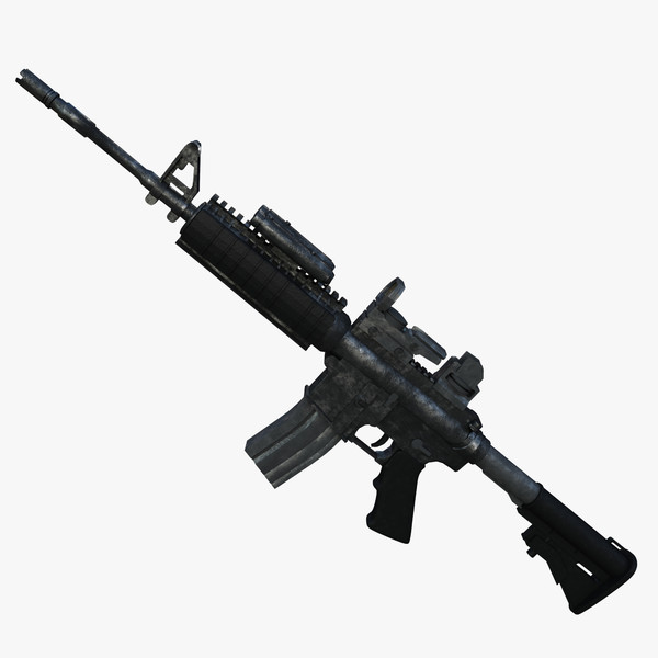 m4a1 assault rifle 3d model - m4a1 Assault Rifle by Maarten_Dominicus